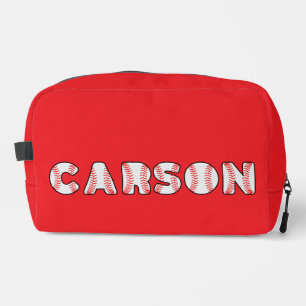 Neceser Nombre de las letras de béisbol personalizadas