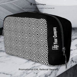 Neceser Nombre del logotipo de la compañía Promo Patrón de