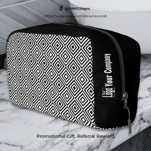 Neceser Nombre del logotipo de la compañía Promo Patrón de