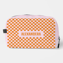 Neceser Nombre Naranja Rosa Bachelorette Bridesmaid