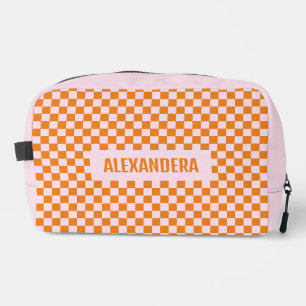 Neceser Nombre Naranja Rosa Bachelorette Bridesmaid