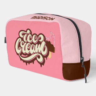 Neceser Nombre personalizado Crema de hielo