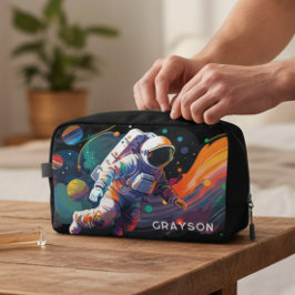 Neceser Nombre personalizado del espacio astronauta modern