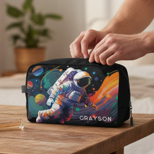 Neceser Nombre personalizado del espacio astronauta modern