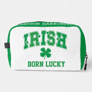 Neceser Nombre personalizado irlandés nacido con suerte