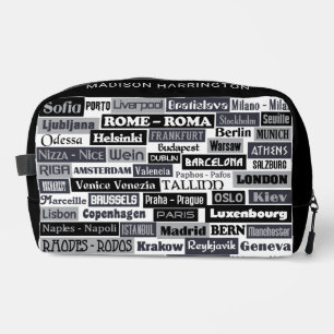 Neceser Nombre personalizado Viajero europeo