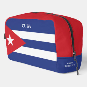 Neceser Nombre personalizado y marca de Cuba de texto