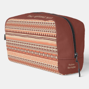 Neceser Nombre personalizado y texto Patrón tribal azteca