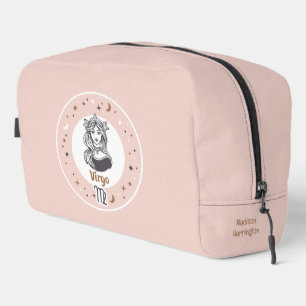 Neceser Nombre personalizado Zodiac Rótulo Virgo