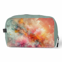 Nube Floral Abstracta de Tinta Paisaje