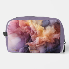 Neceser Nube Floral Lavanda Abstracta Paisaje Tinta