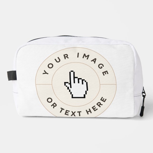 Neceser Nuevo kit de dopp - Personalizado Añadir su imagen (Anverso)