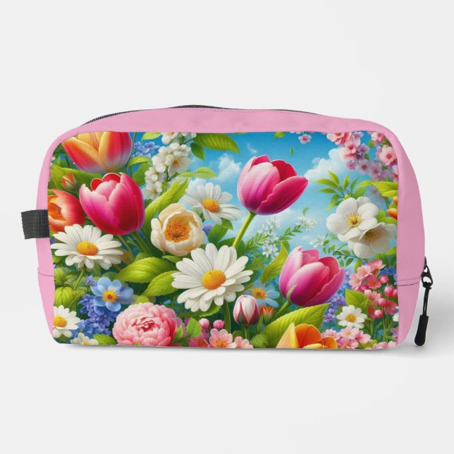 Neceser Obra de arte floral/primavera (Anverso)