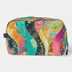 Neceser Onda de flores multicolores