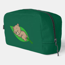Neceser Oso en una hoja