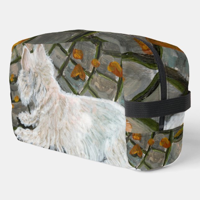 Neceser Otoño deja a Westie en patio (Esquina izquierda)