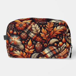 Neceser Otoño Plaid deja beige Naranja