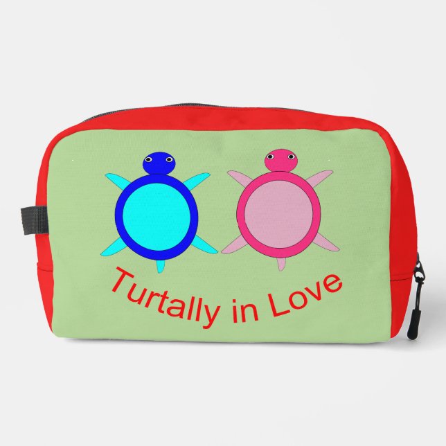 Neceser Pareja De Tortuga Cuta (Anverso)