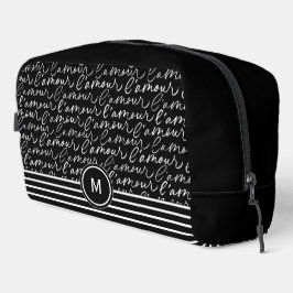 Neceser 'Paris dreaming' blanco y negro