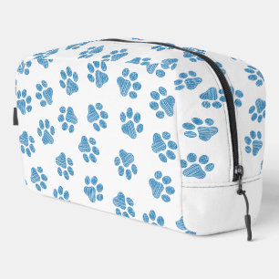 Neceser Pasta de perro, garras de perro, patas azules