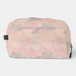 Neceser Pastel Geometric Pop | Blush Custom Toiletries Bag