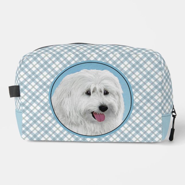 Neceser Pastor polaco de Lowland Pintando arte original de (Anverso)