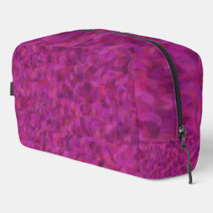 Neceser Patrón abstracto continuo de color rosa morado roj