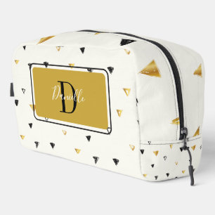 Neceser Patrón abstracto Guión monograma Personalizado mod