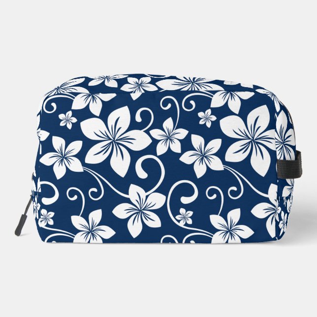 NECESER PATRÓN AZUL HAWAII EN AZUL NAVY (Reverso )