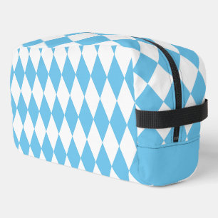 Neceser Patrón de bandera de bus de Baviera azul y blanco