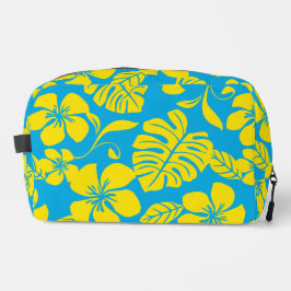 NECESER PATRON DE BIKINI ROSA EN AZUL/AMARILLO