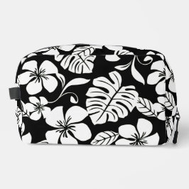 NECESER PATRÓN DE BIKINI ROSA EN NEGRO