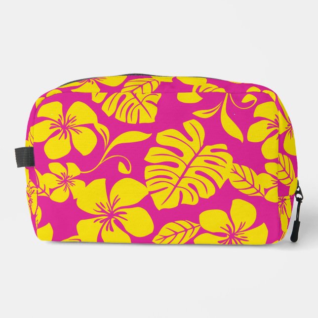 NECESER PATRÓN DE BIKINI ROSA EN ROSA FUCSIA/AMARILLO (Anverso)