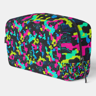 Neceser Patrón de Camuflaje Neon