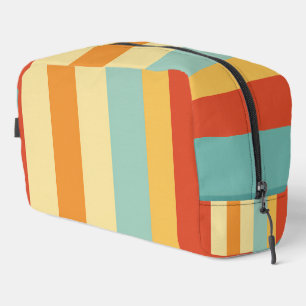 Neceser Patrón de color retro rayado