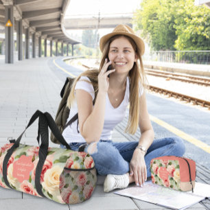 Neceser Patrón de flor de anclaje