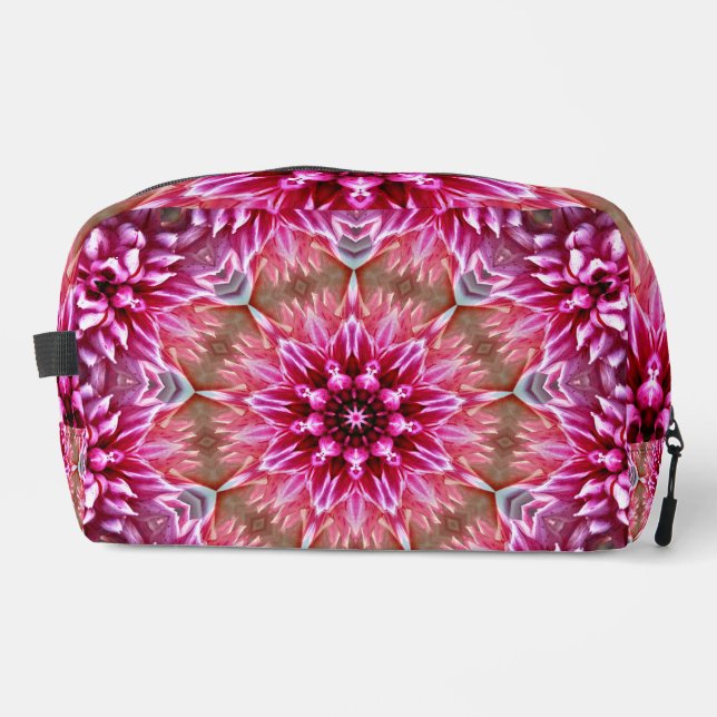 Neceser Patrón de Flor Rosa Mandala Geométrico-67545 (Anverso)