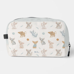 Neceser Patrón de gato Sphynx lindo personalizado para via