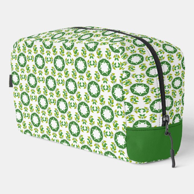 Neceser Patrón De Hojas, Patrón De Hojas, Hojas Verdes (Esquina derecha)