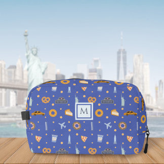 Neceser Patrón de la ciudad de Nueva York lindo| Monograma