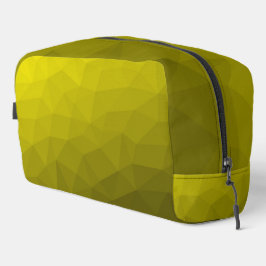 Neceser Patrón de malla geométrica con gradiente amarillo
