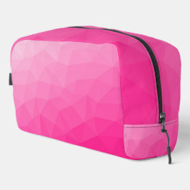 Neceser Patrón de malla geométrica con gradiente rosa cali