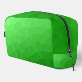 Neceser Patrón de malla geométrica con gradiente verde cla