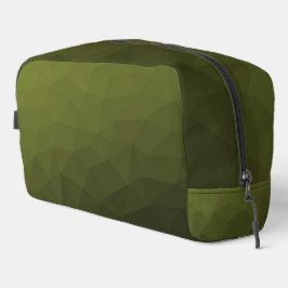 Neceser Patrón de malla geométrica con gradiente verde mil