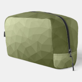 Neceser Patrón de malla geométrica con gradiente verde mil