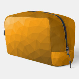 Neceser Patrón de malla geométrica de gradiente naranja