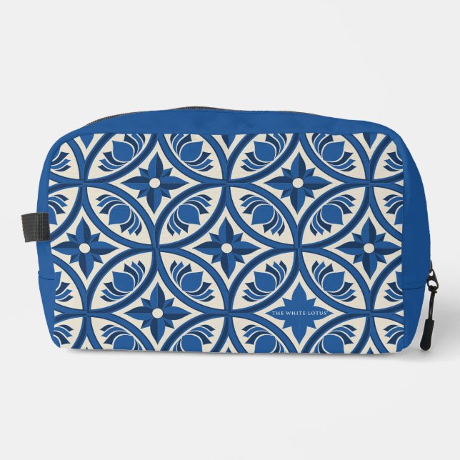 Neceser Patrón de mosaico de Lotus mediterráneo - El Lotus (Anverso)