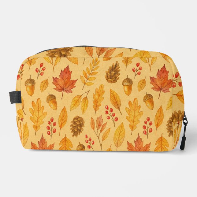 Neceser Patrón de otoño natural (Anverso)