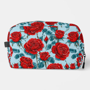 Neceser Patrón de rosas rojas
