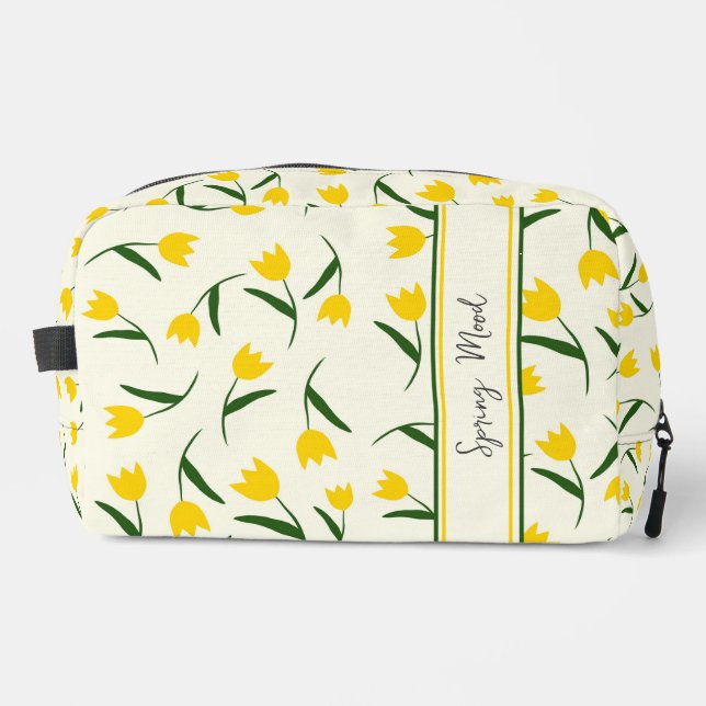 Neceser Patrón de Tulipán Amarillo  (Anverso)
